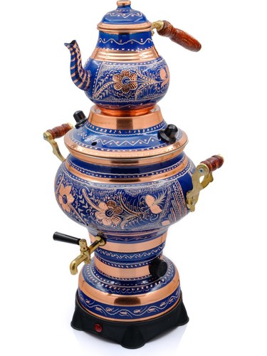 100 rame samovar blue - samovar, tea
